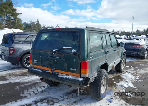 2000 Jeep Cherokee Sport z USA, uszkodzony, nr VIN 1J4FF48S5YL136294